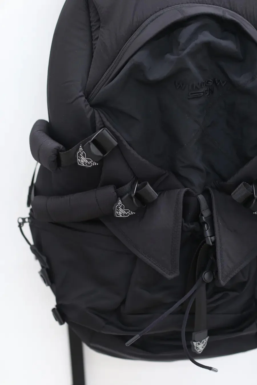 WINDOWSEN Spiked Backpack 24A003BK Black (24A003) - Image 4