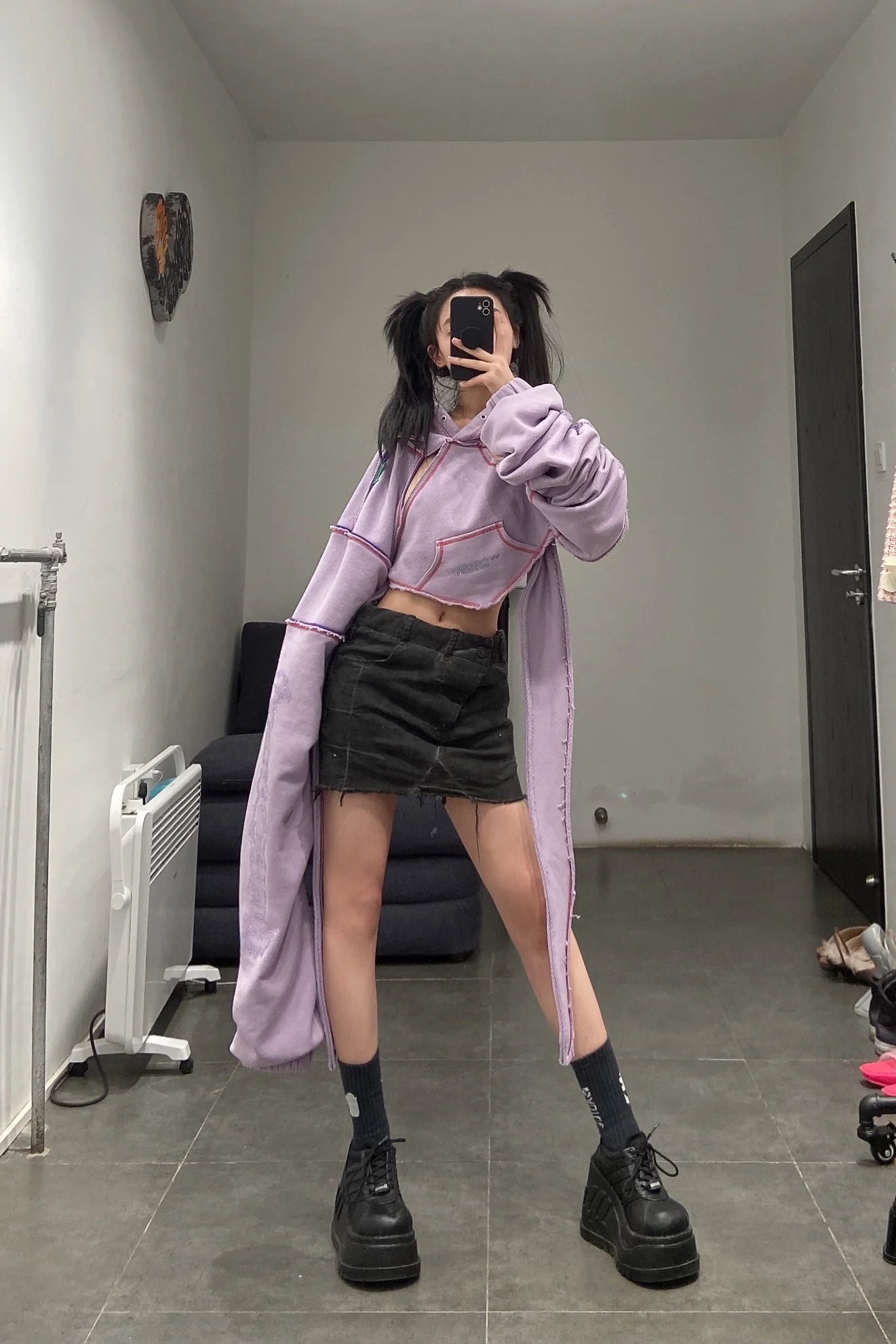 WINDOWSEN Sports Loose CUTOUT Sweatshirt SS22T021PR - Image 9