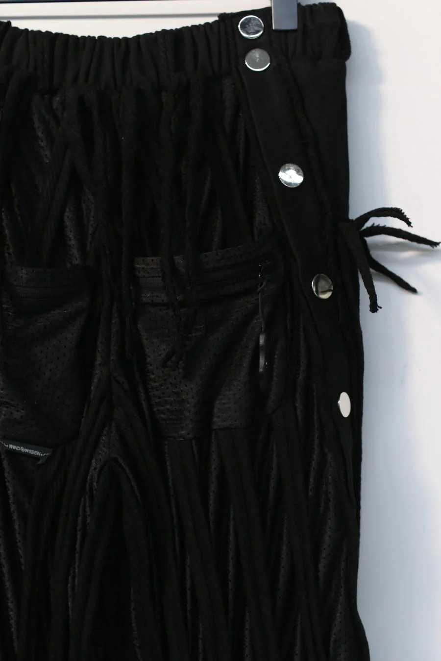 Windowsen striped sports pants ps23p001 black - Image 3