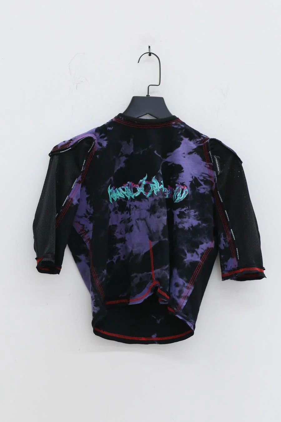 WINDOWSEN tie-dye stitched navel short sleeve SS22T006PR PW22