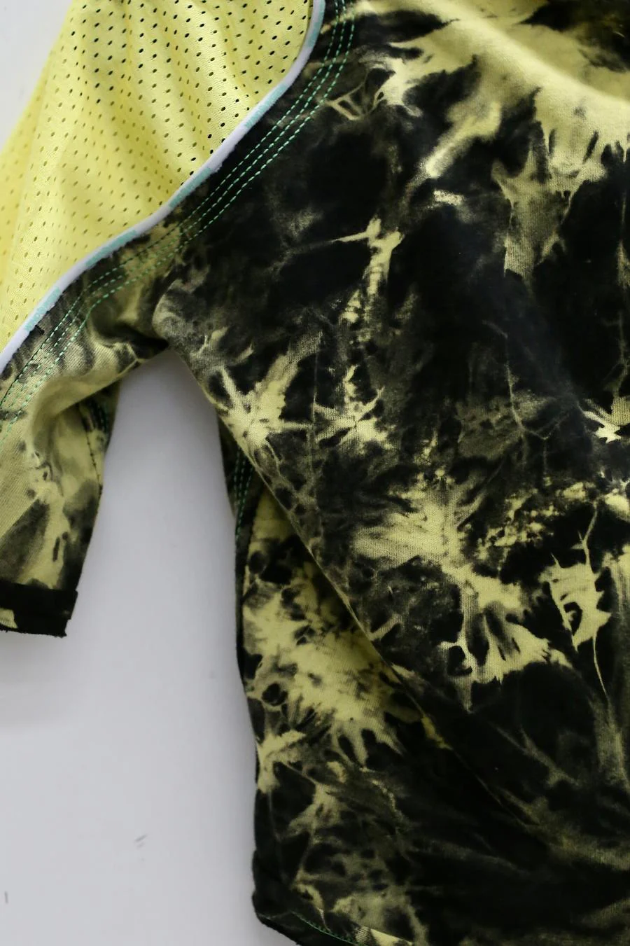 WINDOWSEN tie-dye stitched navel short sleeve SS22T007YL PW22 - Image 5