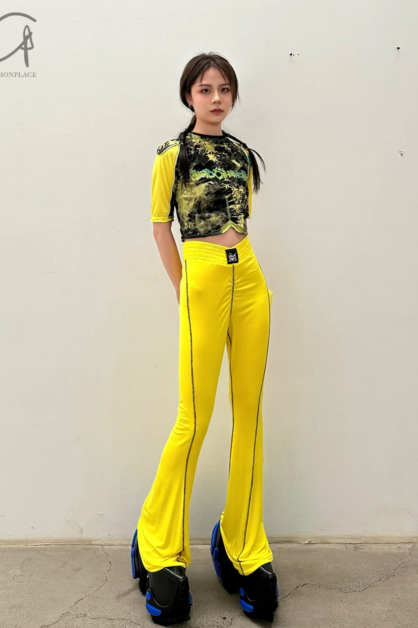 WINDOWSEN Yoga Pants WDS-SS22P027YL-HUANG PW20 - Image 7