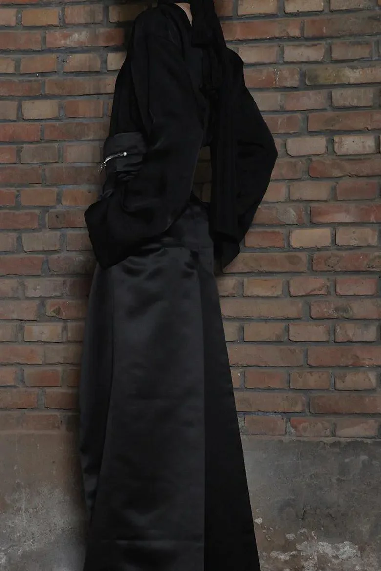 Yang Li F4190 Back Zip Wide Leg Pants - Image 3
