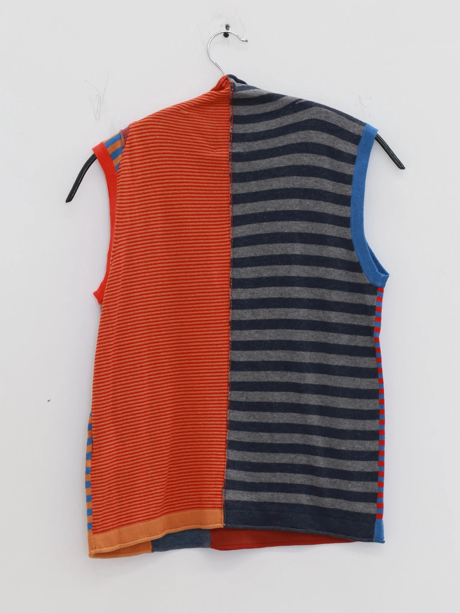 YANYAN KNITS 2025 Fall/Winter Collection: Stand-up Collar Vest (YYK-YYW25-1631-PS) - Color Block Design - Image 11
