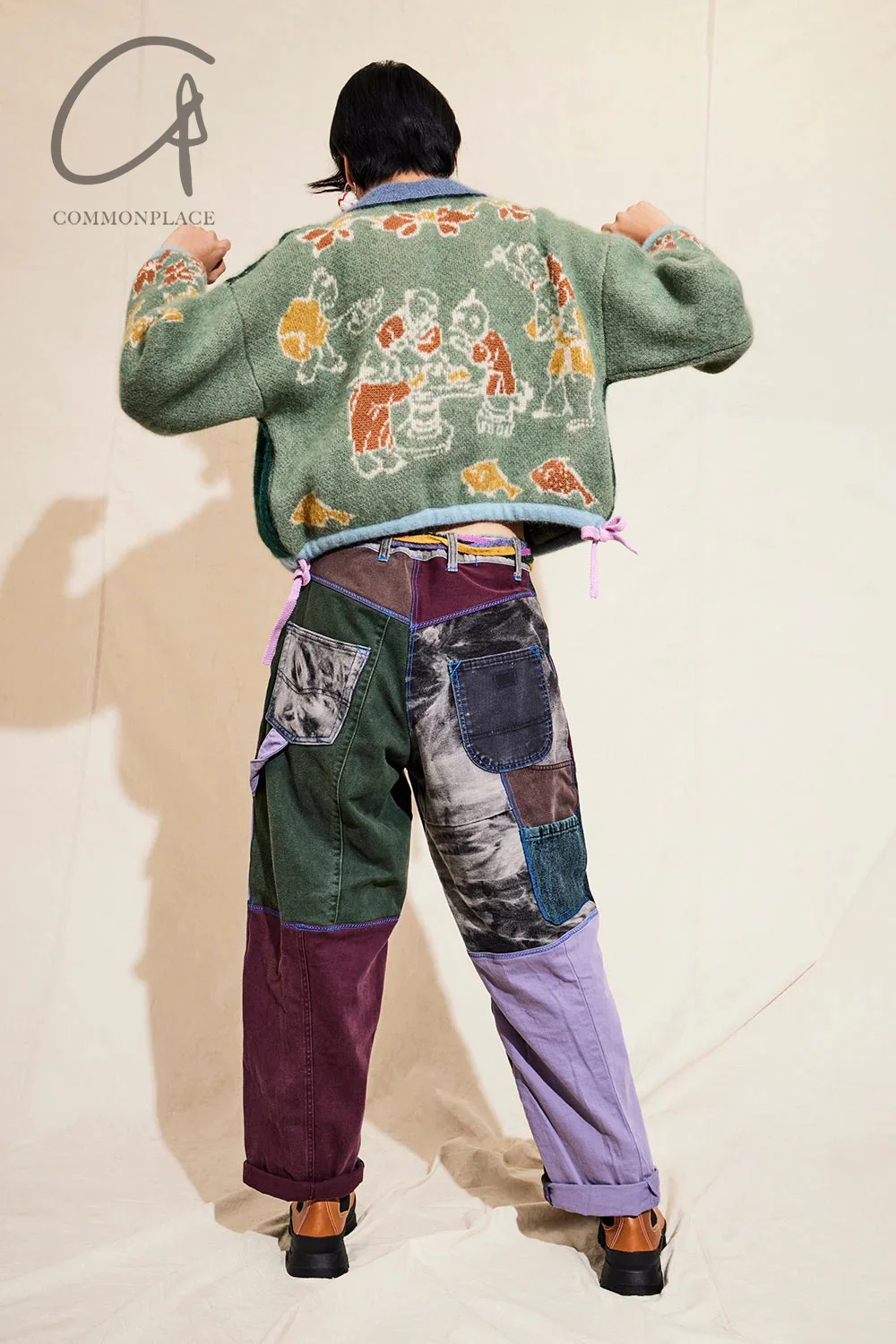 YANYAN KNITS 24 Autumn and Winter Jacket YYK-YYW20-0503-LV Green - Image 10