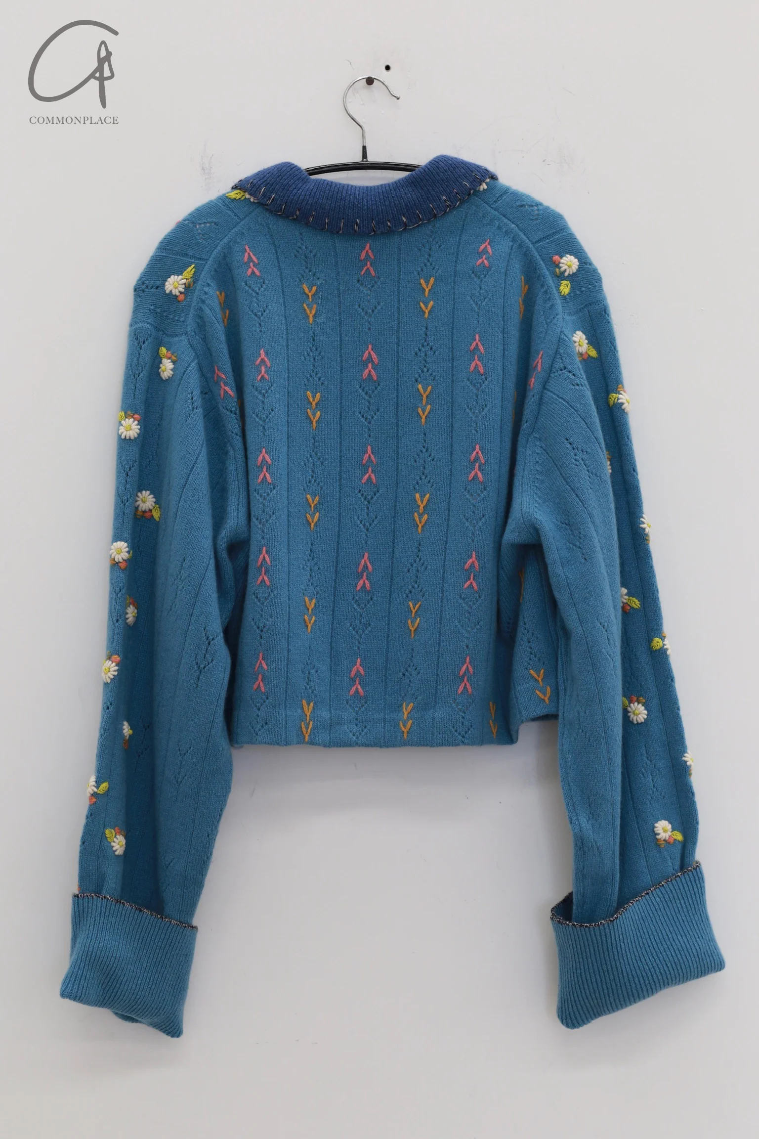 YANYAN KNITS 24 Autumn and Winter Shirt Jacket YYK-YYW23-1682-LAN Blue - Image 4