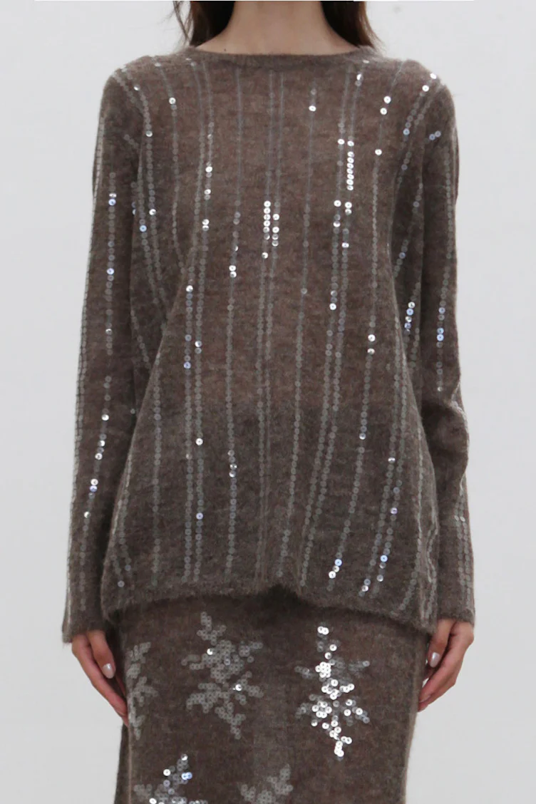 YANYAN KNITS 25 Fall/Winter LAZA Work Jacket/Short Coat SW-SW25AW1T07C2S2-HZ Gray-Brown Top (SW25AW1T07C1S4)