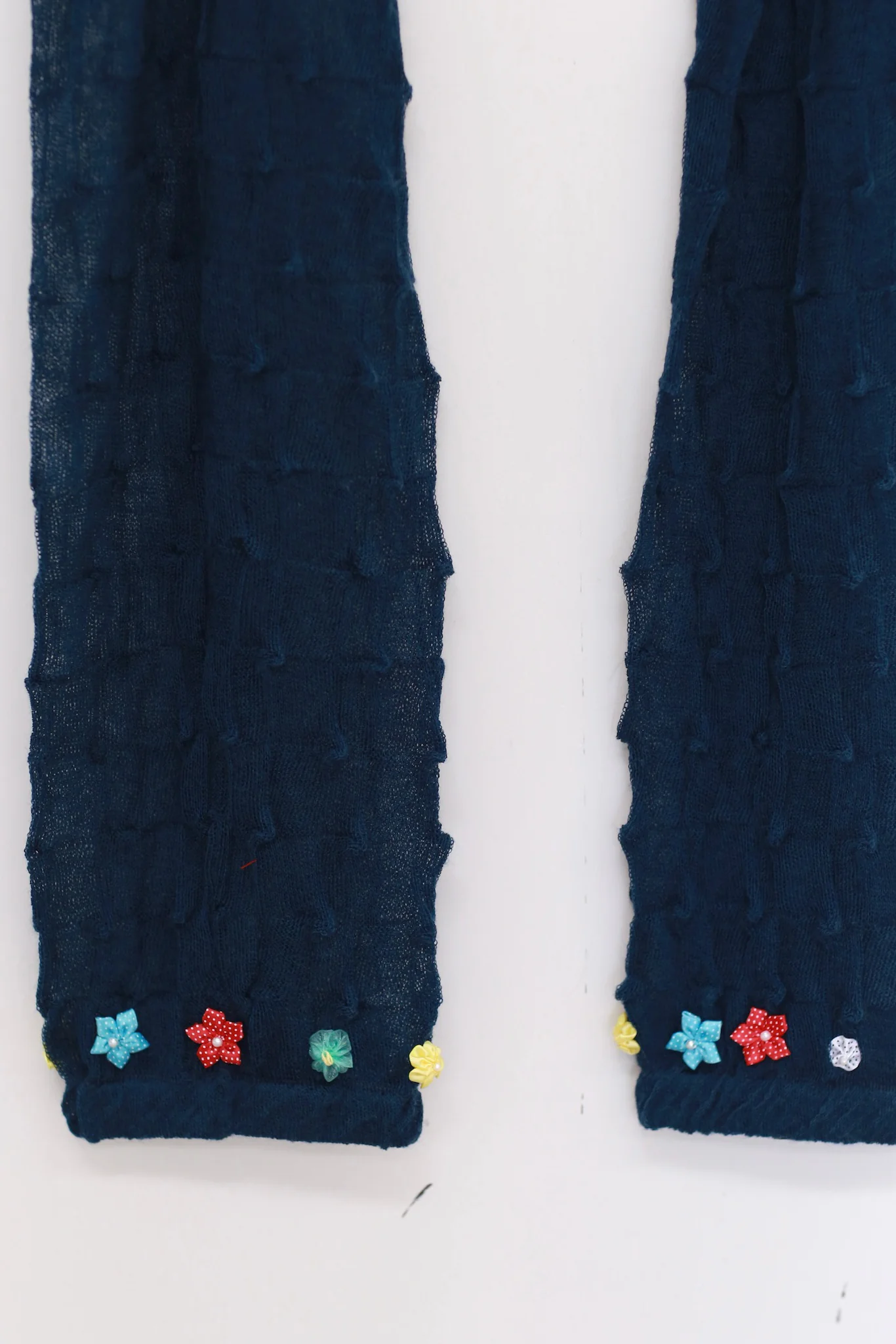 YANYAN KNITS 25 Spring/Summer BOLLOR Leg Warmer/Leg Cover YYK-YYW25-0702-ZQ Navy - Image 2
