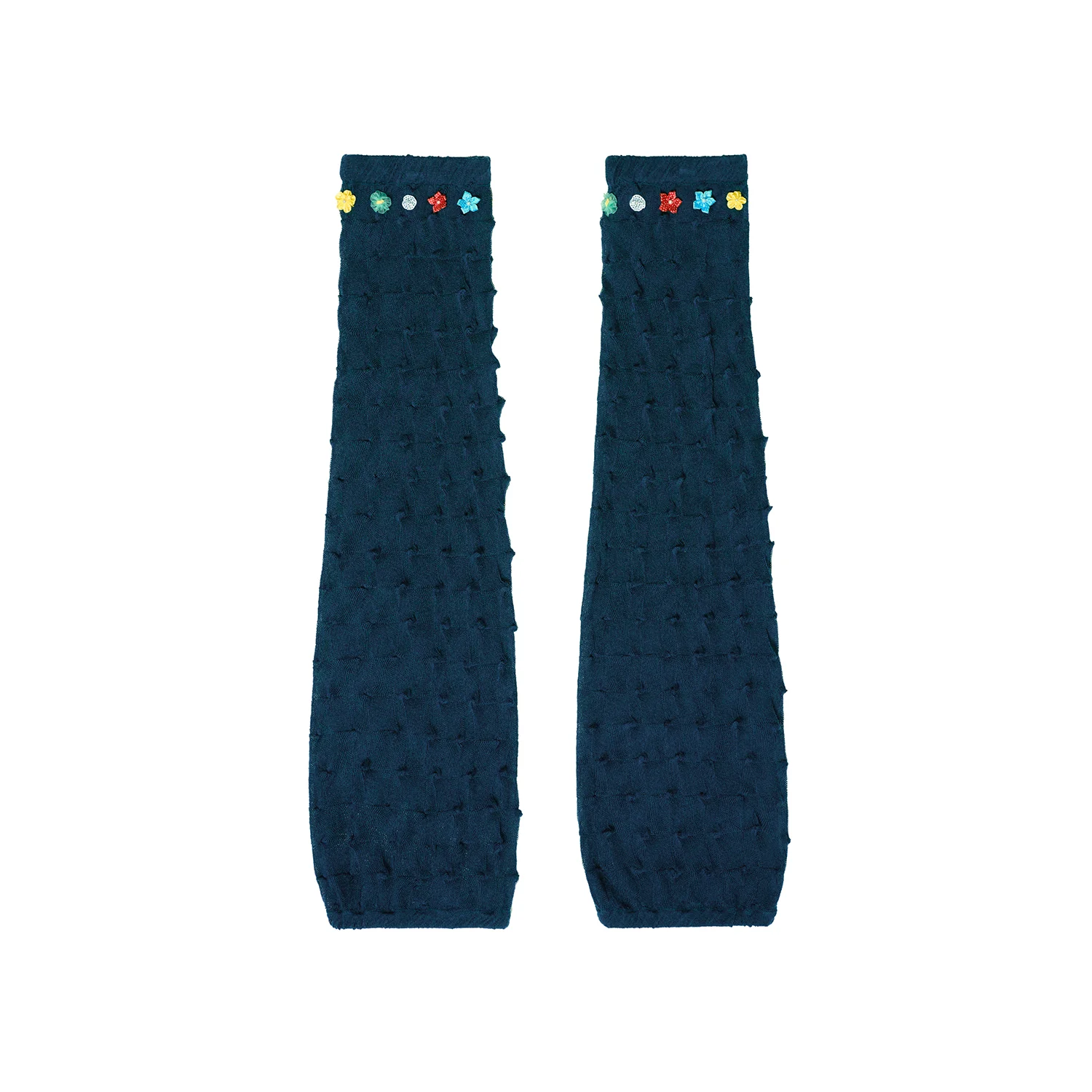 YANYAN KNITS 25 Spring/Summer BOLLOR Leg Warmer/Leg Cover YYK-YYW25-0702-ZQ Navy - Image 5