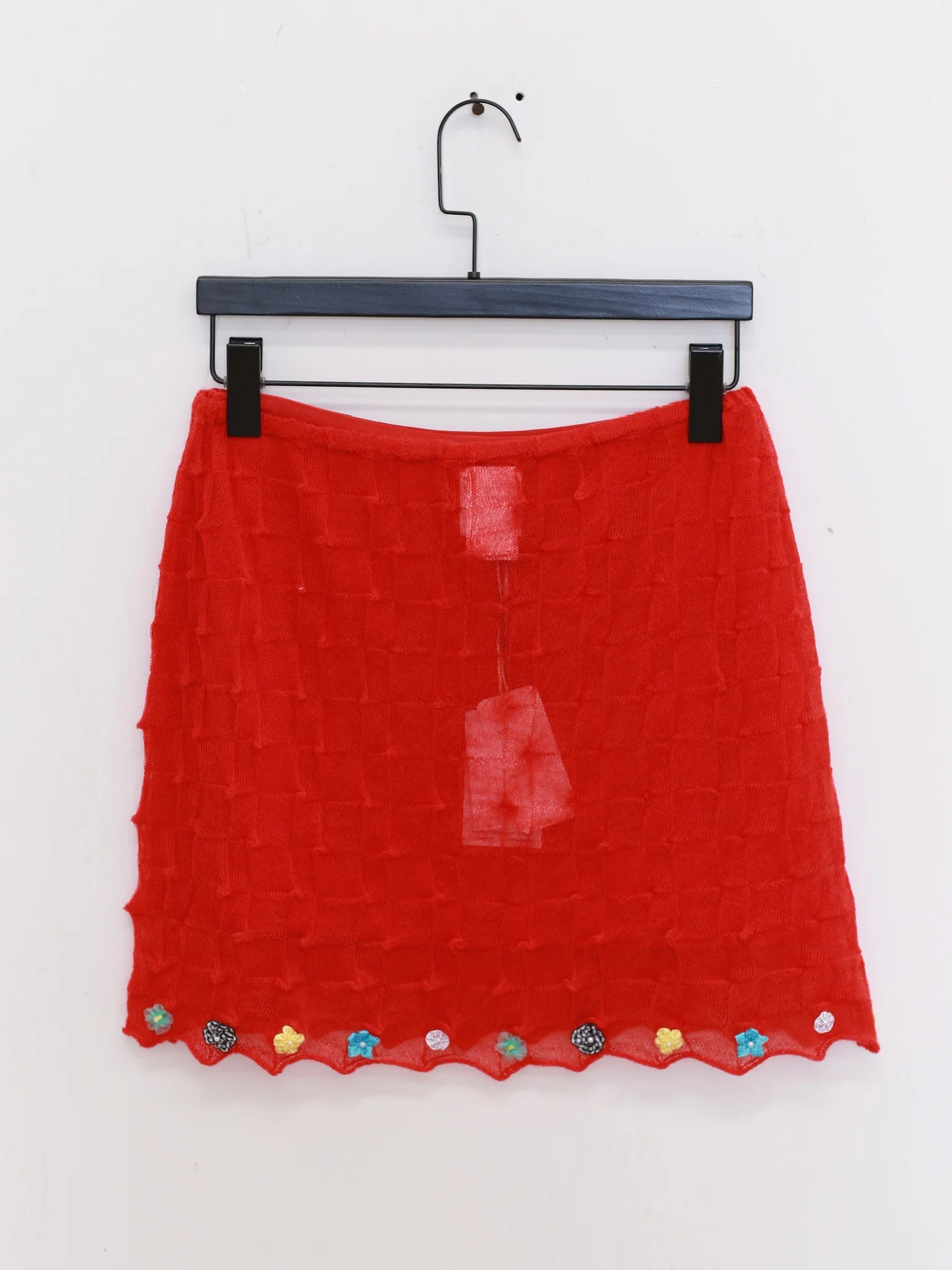 YANYAN KNITS 25 Spring/Summer BORLOR Camisole/Woven Lined Mini Skirt YYK-YYW25-0771-HONG Red Skirt YYW25-0081 - Image 4
