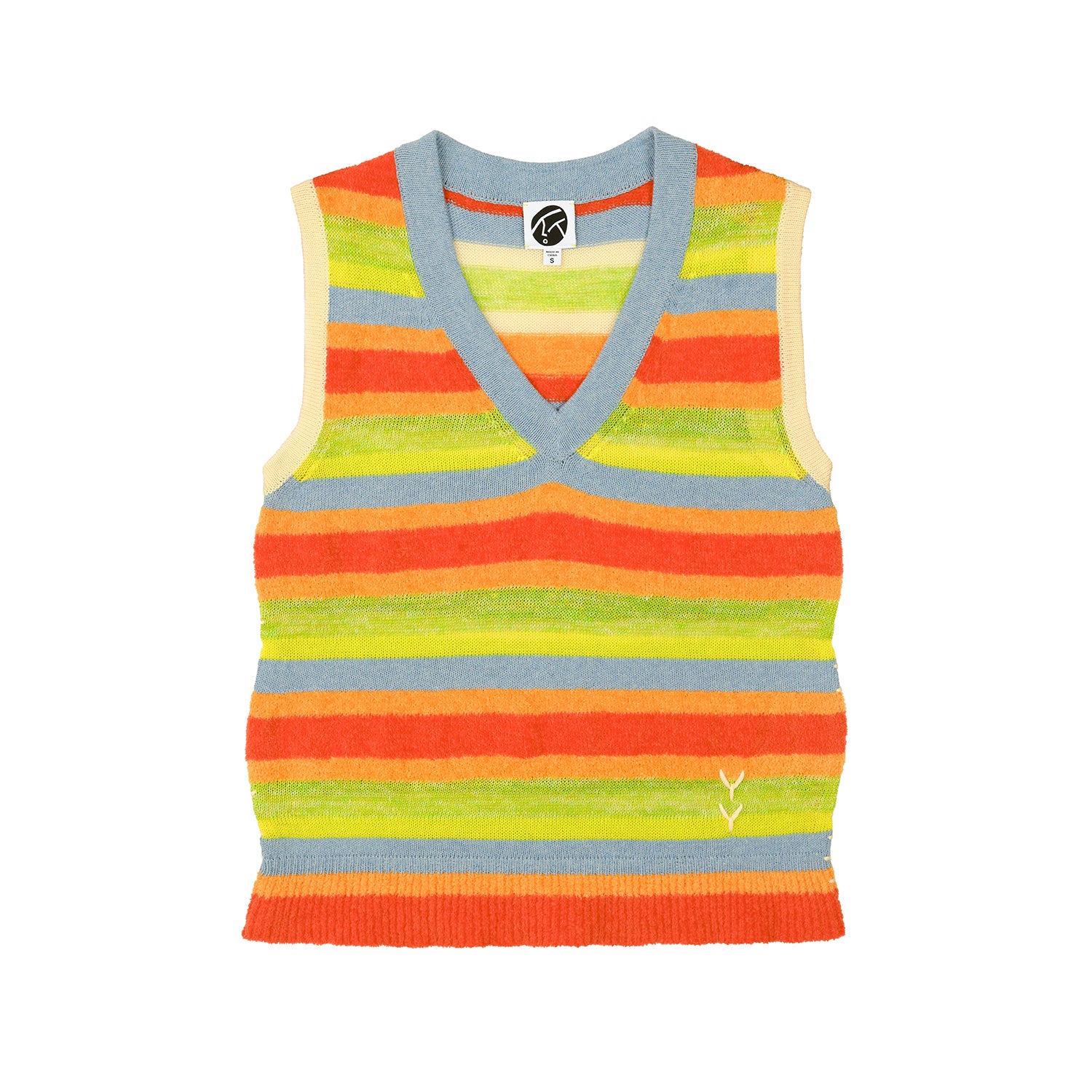 YANYAN KNITS 25 Spring/Summer FLOATEE vest YYK-YYW25-0491-PIN color matching - Image 5