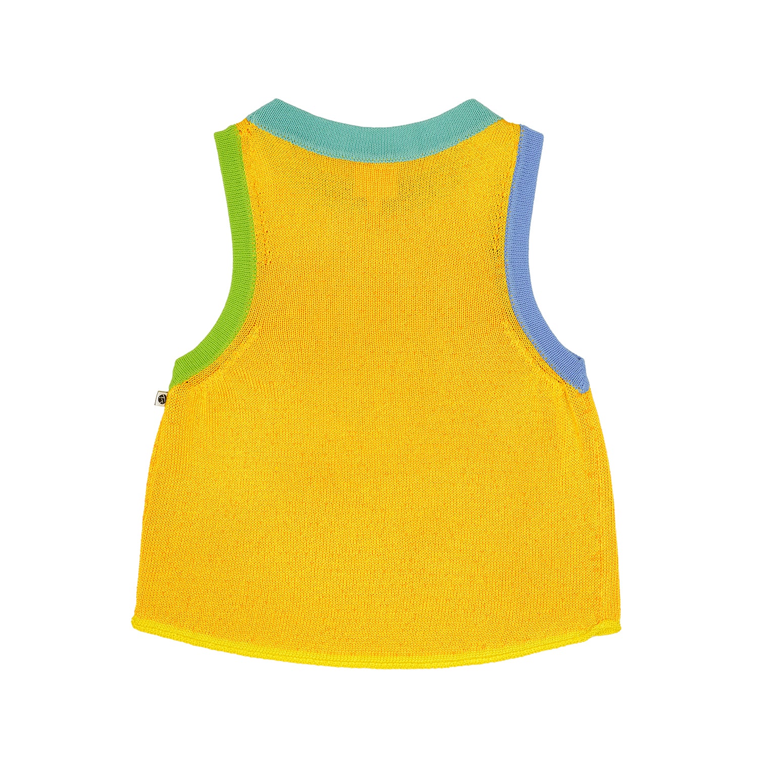 YANYAN KNITS 25 Spring/Summer MONSTERA vest YYK-YYW25-0311-HUANG yellow - Image 6
