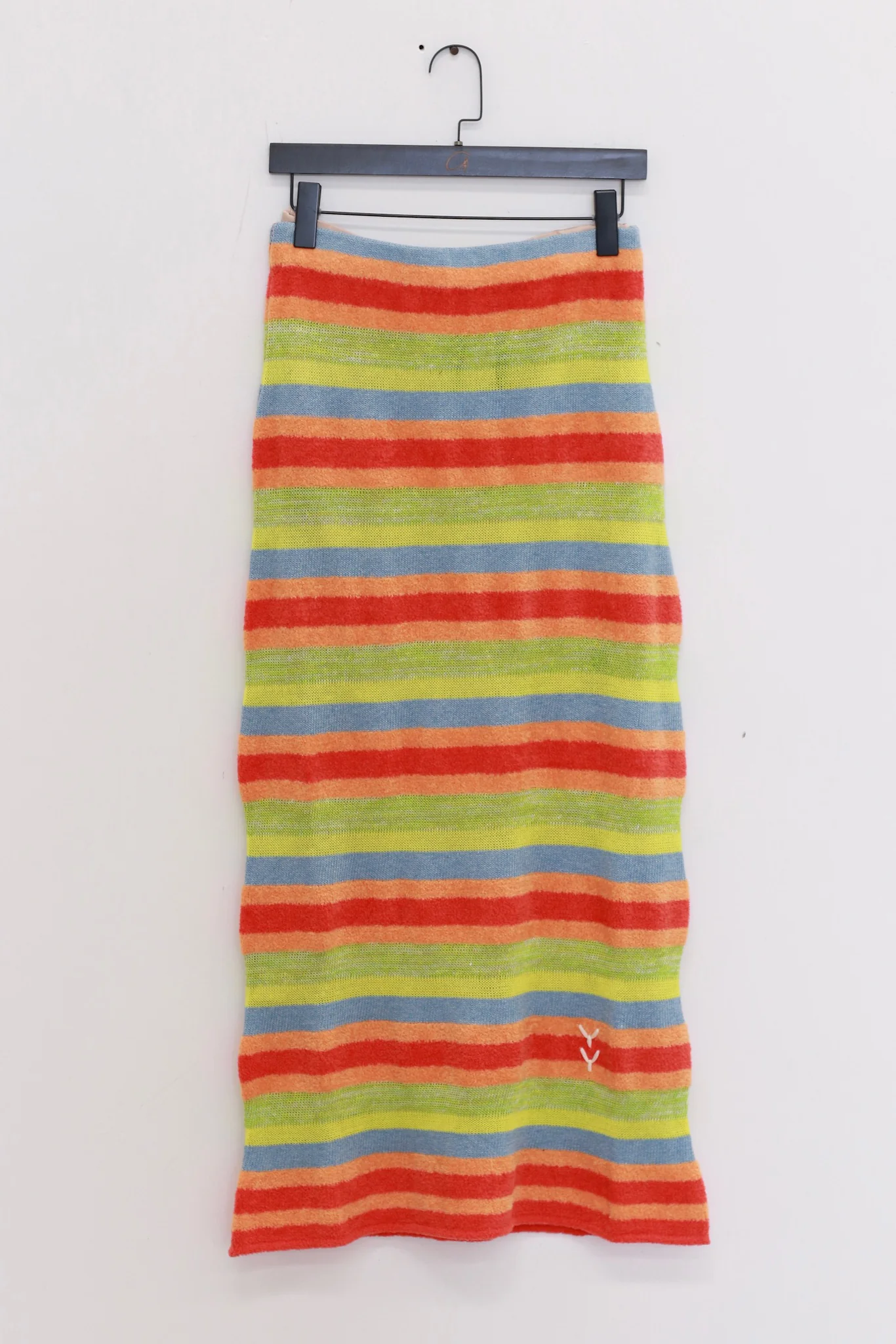 YANYAN KNITS 25 Spring/Summer Woven Lined Maxi Skirt YYK-YYW25-0481-PIN Colorblock