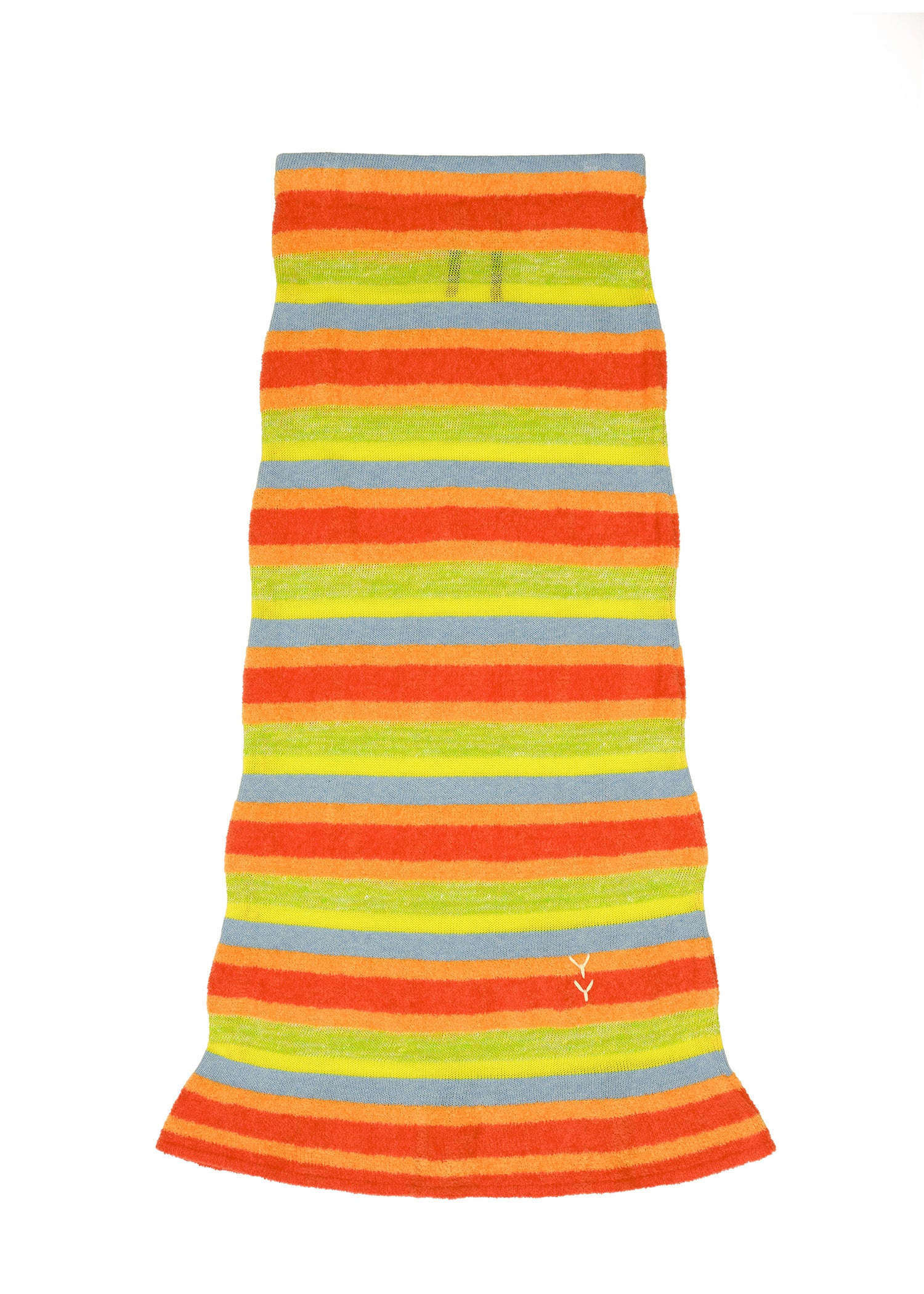 YANYAN KNITS 25 Spring/Summer Woven Lined Maxi Skirt YYK-YYW25-0481-PIN Colorblock - Image 5