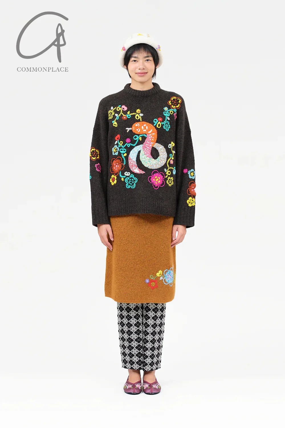 YANYAN KNITS Alpaca Knitted Sweater/Pencil Skirt YYK-YYW24-1961-HUANG Skirt YYK-YYW24-1941 - Image 10