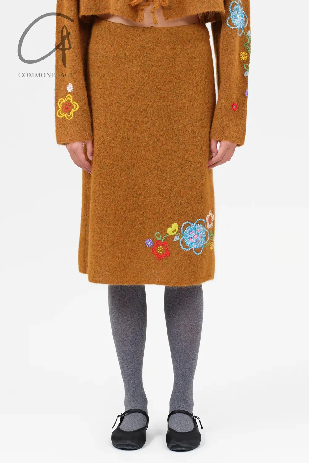 YANYAN KNITS Alpaca Knitted Sweater/Pencil Skirt YYK-YYW24-1961-HUANG Skirt YYK-YYW24-1941 - Image 5