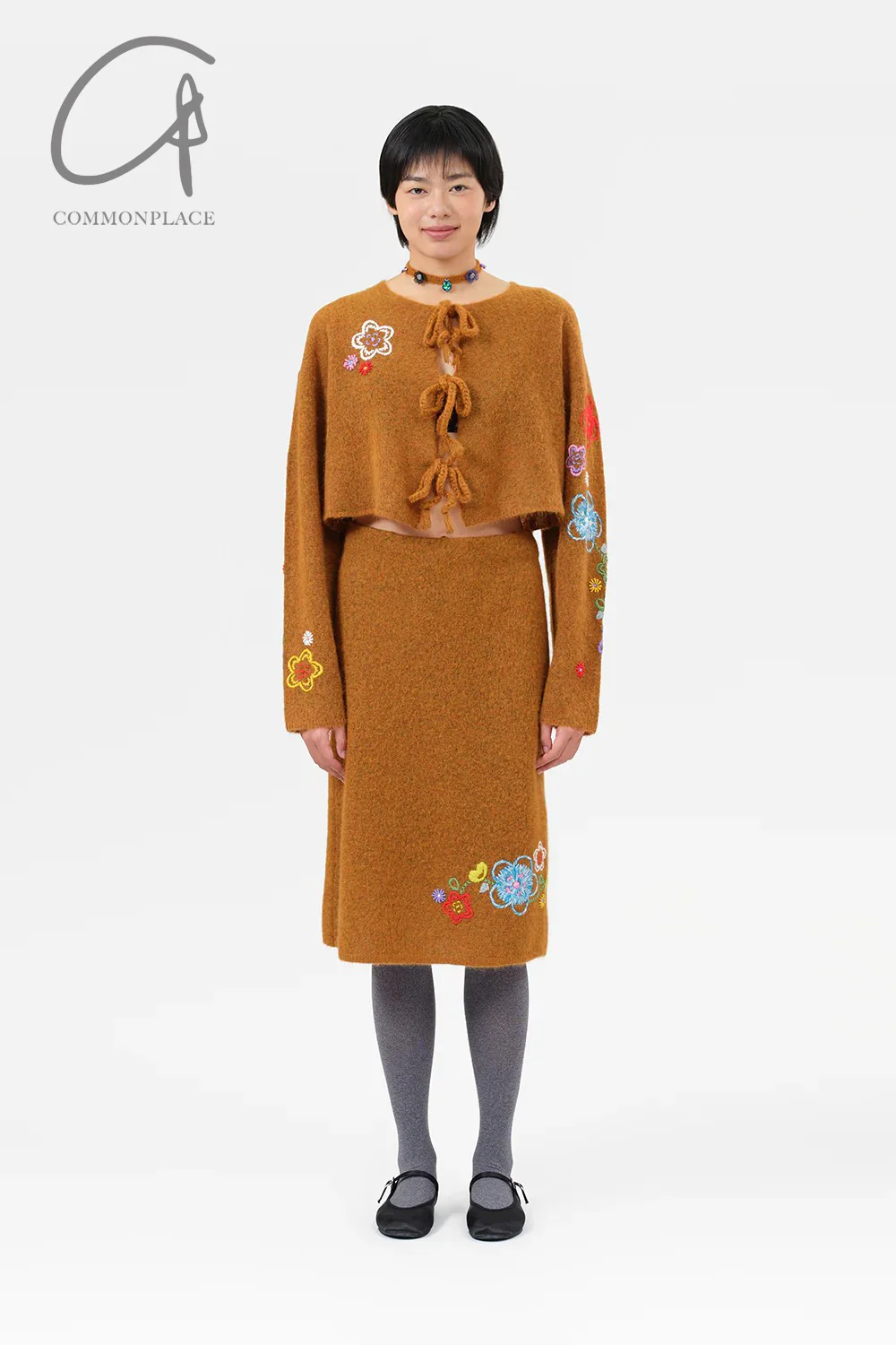YANYAN KNITS Alpaca Knitted Sweater/Pencil Skirt YYK-YYW24-1961-HUANG Skirt YYK-YYW24-1941 - Image 6