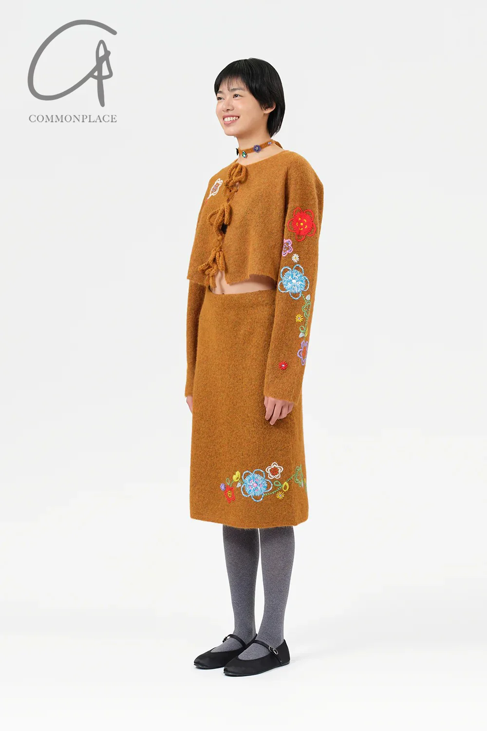 YANYAN KNITS Alpaca Knitted Sweater/Pencil Skirt YYK-YYW24-1961-HUANG Skirt YYK-YYW24-1941 - Image 7