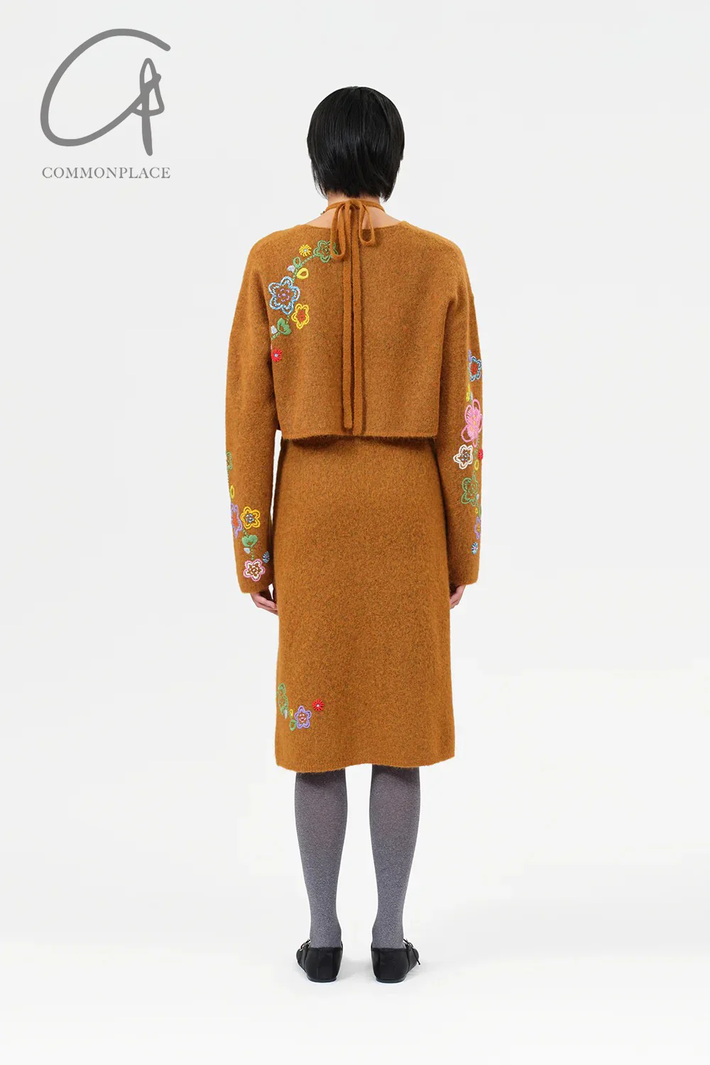 YANYAN KNITS Alpaca Knitted Sweater/Pencil Skirt YYK-YYW24-1961-HUANG Skirt YYK-YYW24-1941 - Image 8