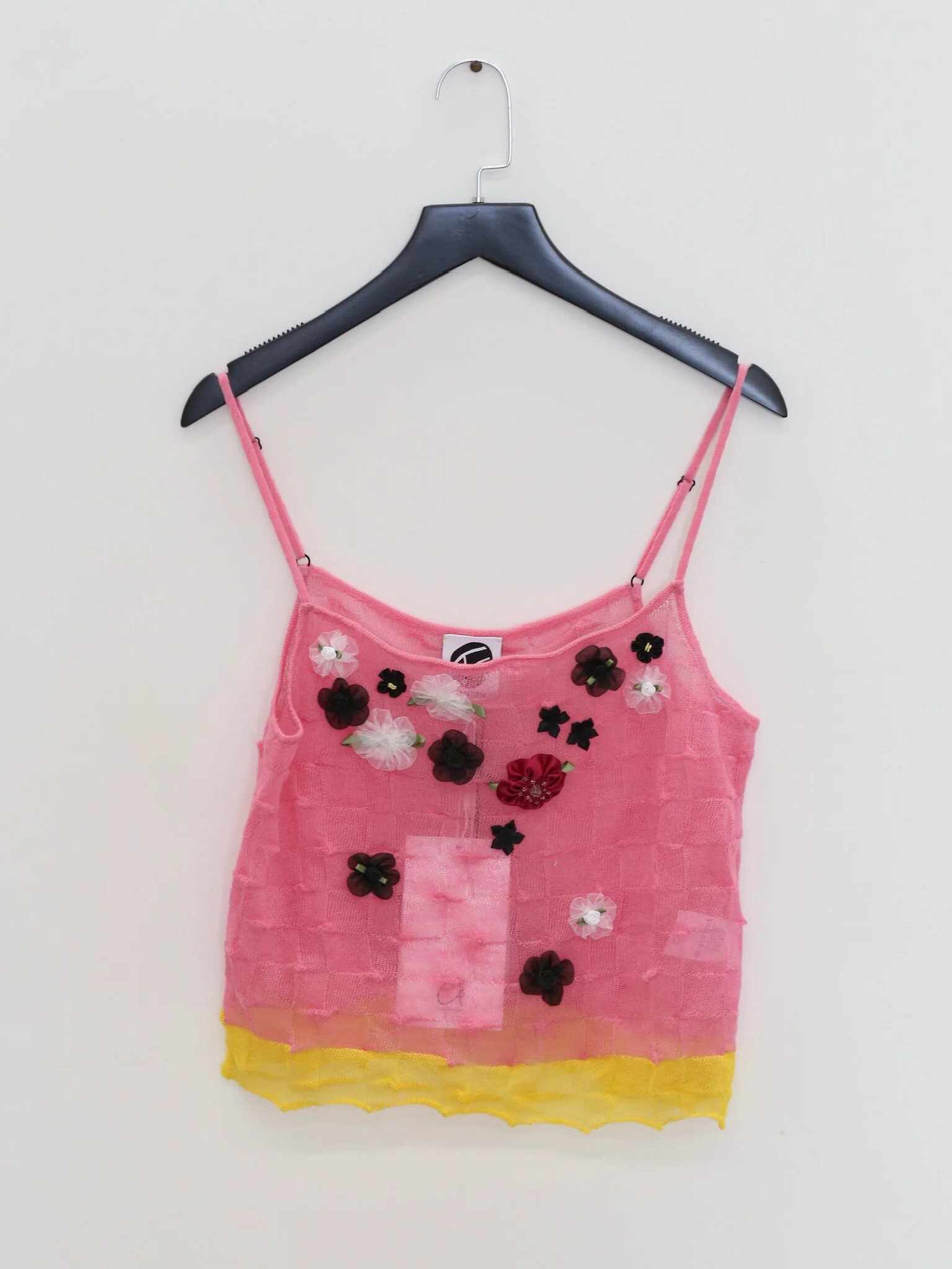 YANYAN KNITS BORLOR Floral Camisole Vest YYK-YYW26-0621-FEN Pink - Image 7