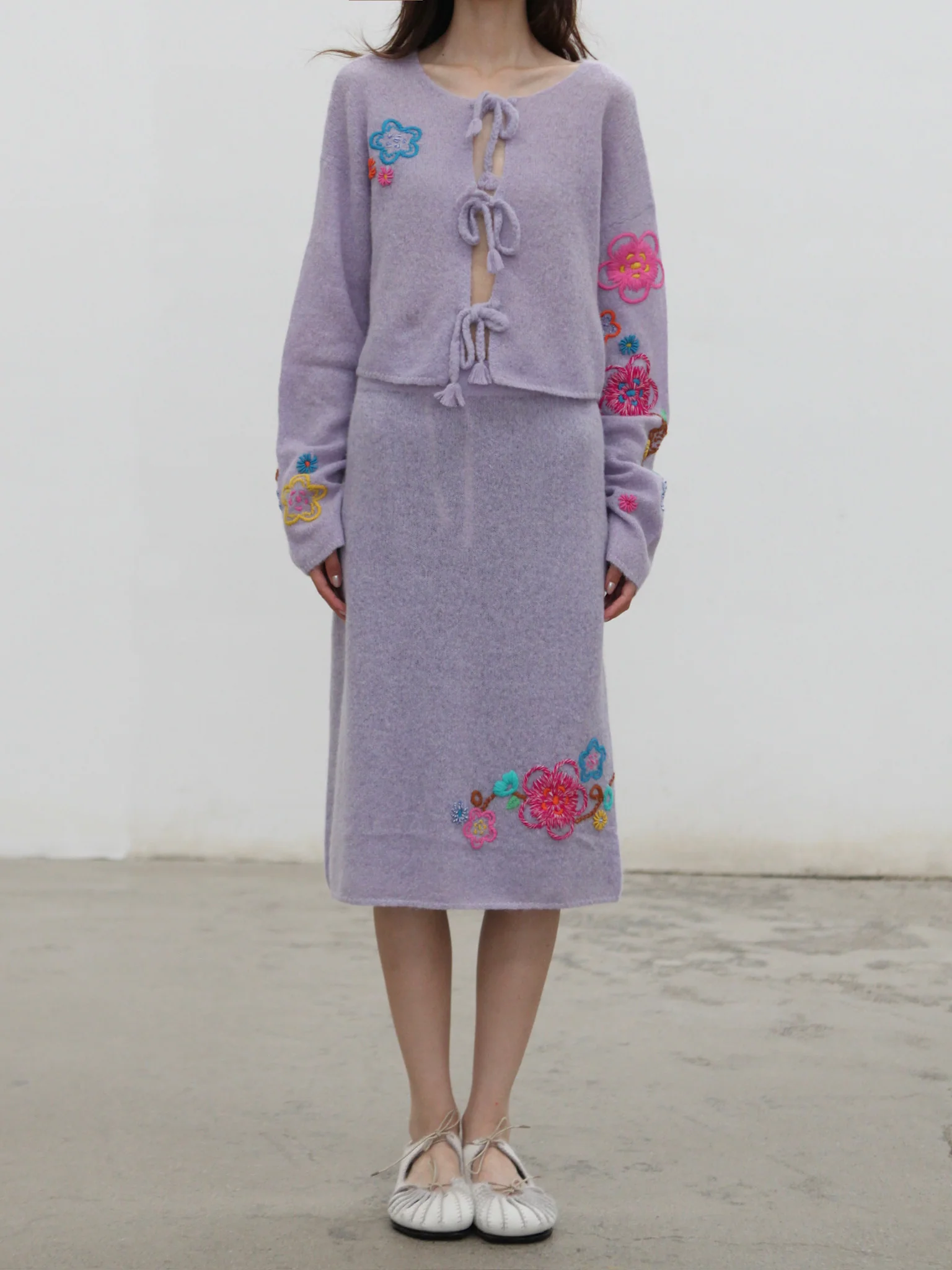 YANYAN KNITS Fall/Winter 2025 Collection: FAFA Alpaca Wool Knit Sweater/Top/Pencil Skirt YYK-YYW24-1942-ZI (Wool Sweater) - Image 3