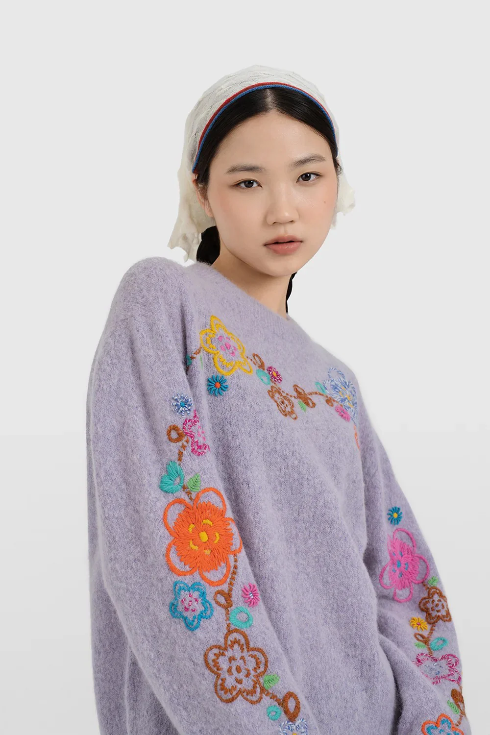 YANYAN KNITS Fall/Winter 2025 Collection: FAFA Alpaca Wool Knit Sweater/Top/Pencil Skirt YYK-YYW24-1952-ZI (Top: YYW24-1942) - Image 12