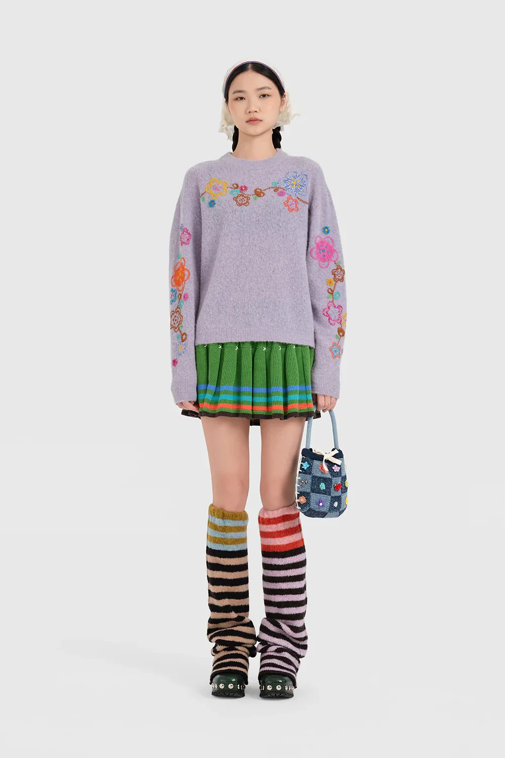 YANYAN KNITS Fall/Winter 2025 Collection: FAFA Alpaca Wool Knit Sweater/Top/Pencil Skirt YYK-YYW24-1952-ZI (Top: YYW24-1942) - Image 13