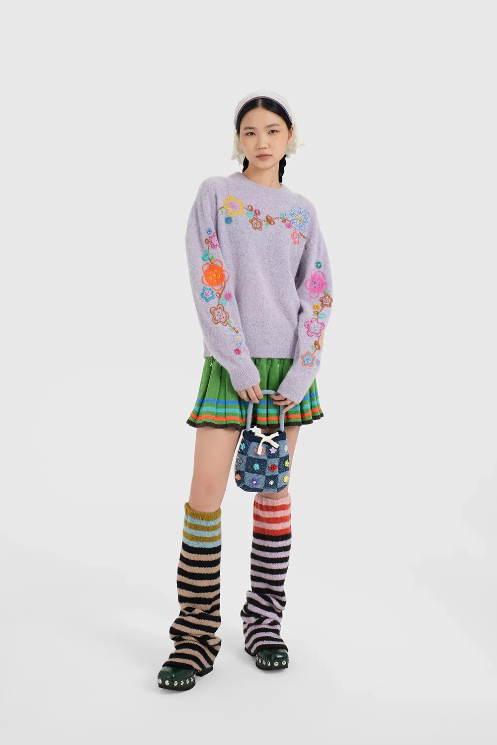 YANYAN KNITS Fall/Winter 2025 Collection: FAFA Alpaca Wool Knit Sweater/Top/Pencil Skirt YYK-YYW24-1952-ZI (Top: YYW24-1942) - Image 14