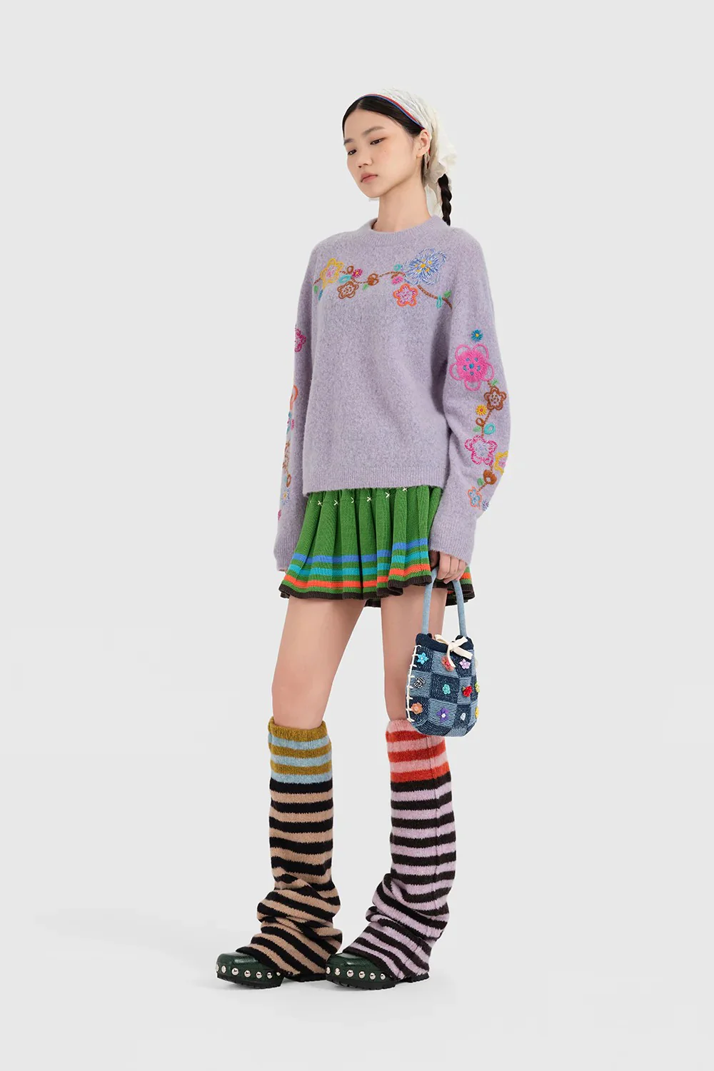 YANYAN KNITS Fall/Winter 2025 Collection: FAFA Alpaca Wool Knit Sweater/Top/Pencil Skirt YYK-YYW24-1952-ZI (Top: YYW24-1942) - Image 15