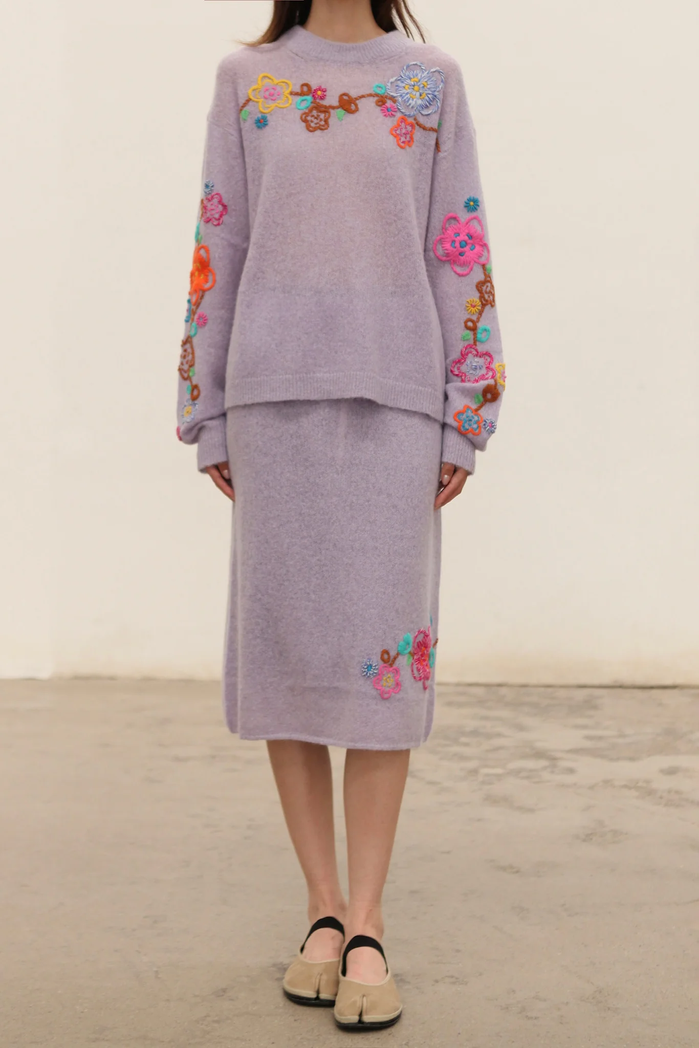 YANYAN KNITS Fall/Winter 2025 Collection: FAFA Alpaca Wool Knit Sweater/Top/Pencil Skirt YYK-YYW24-1962-ZI (Skirt: YYW24-1942) - Image 10