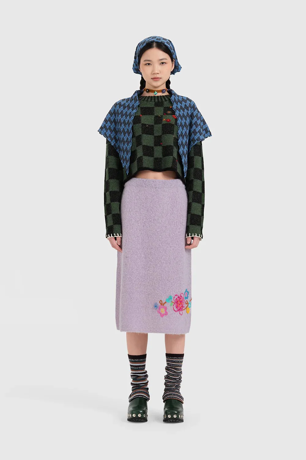 YANYAN KNITS Fall/Winter 2025 Collection: FAFA Alpaca Wool Knit Sweater/Top/Pencil Skirt YYK-YYW24-1962-ZI (Skirt: YYW24-1942) - Image 12
