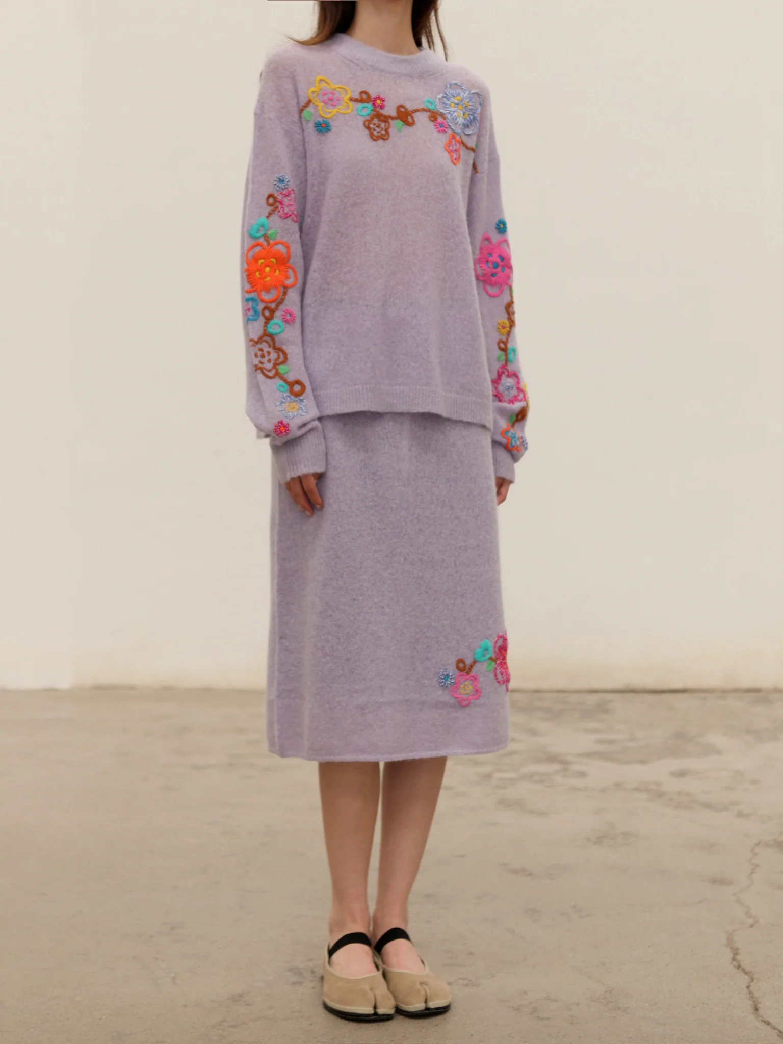 YANYAN KNITS Fall/Winter 2025 Collection: FAFA Alpaca Wool Knit Sweater/Top/Pencil Skirt YYK-YYW24-1962-ZI (Skirt: YYW24-1942) - Image 8