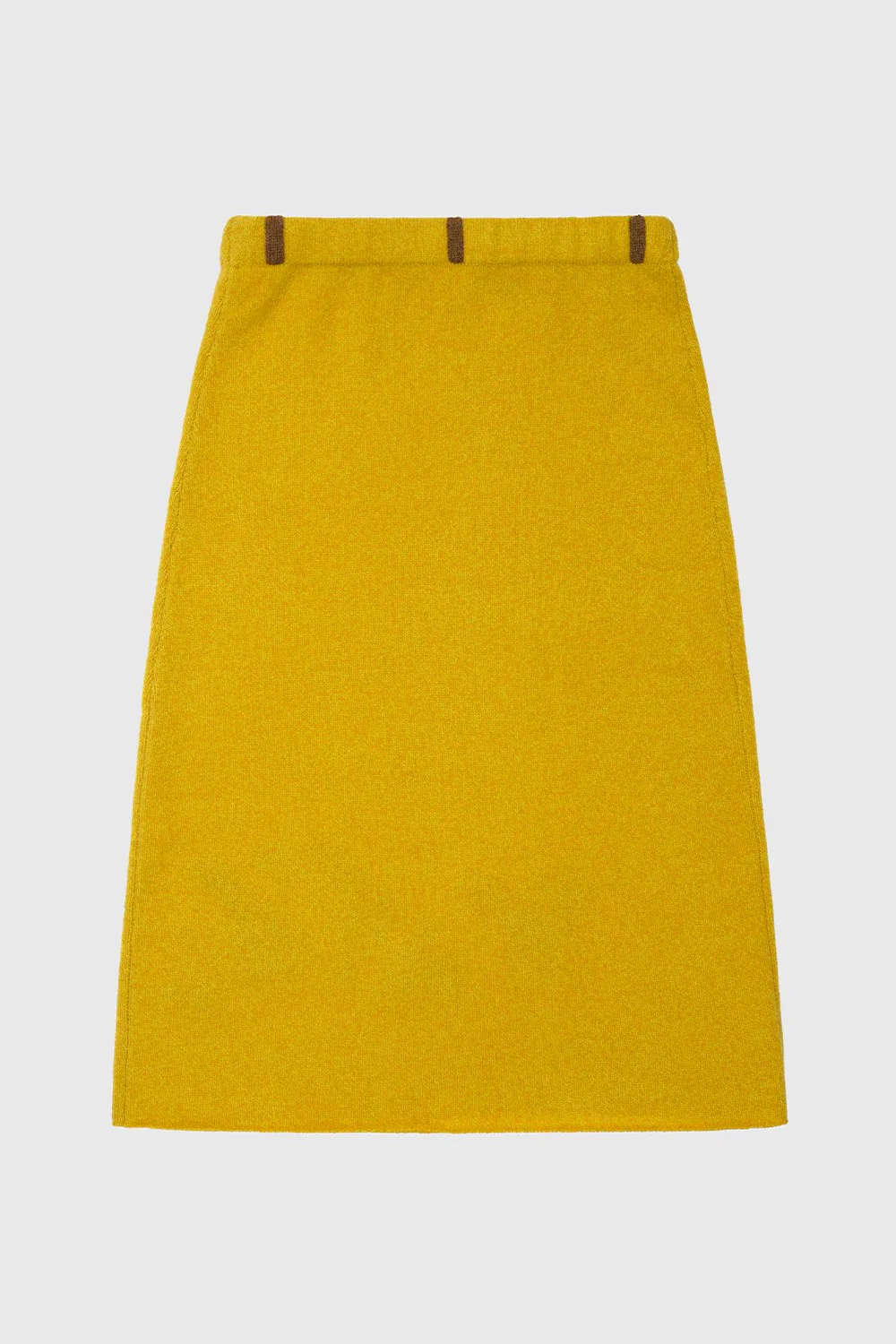YANYAN KNITS Fall/Winter 2025 Collection: Goose Print T-shirt/Skirt Set (YYK-YYW25-1401-HUANG, Skirt) - Image 6