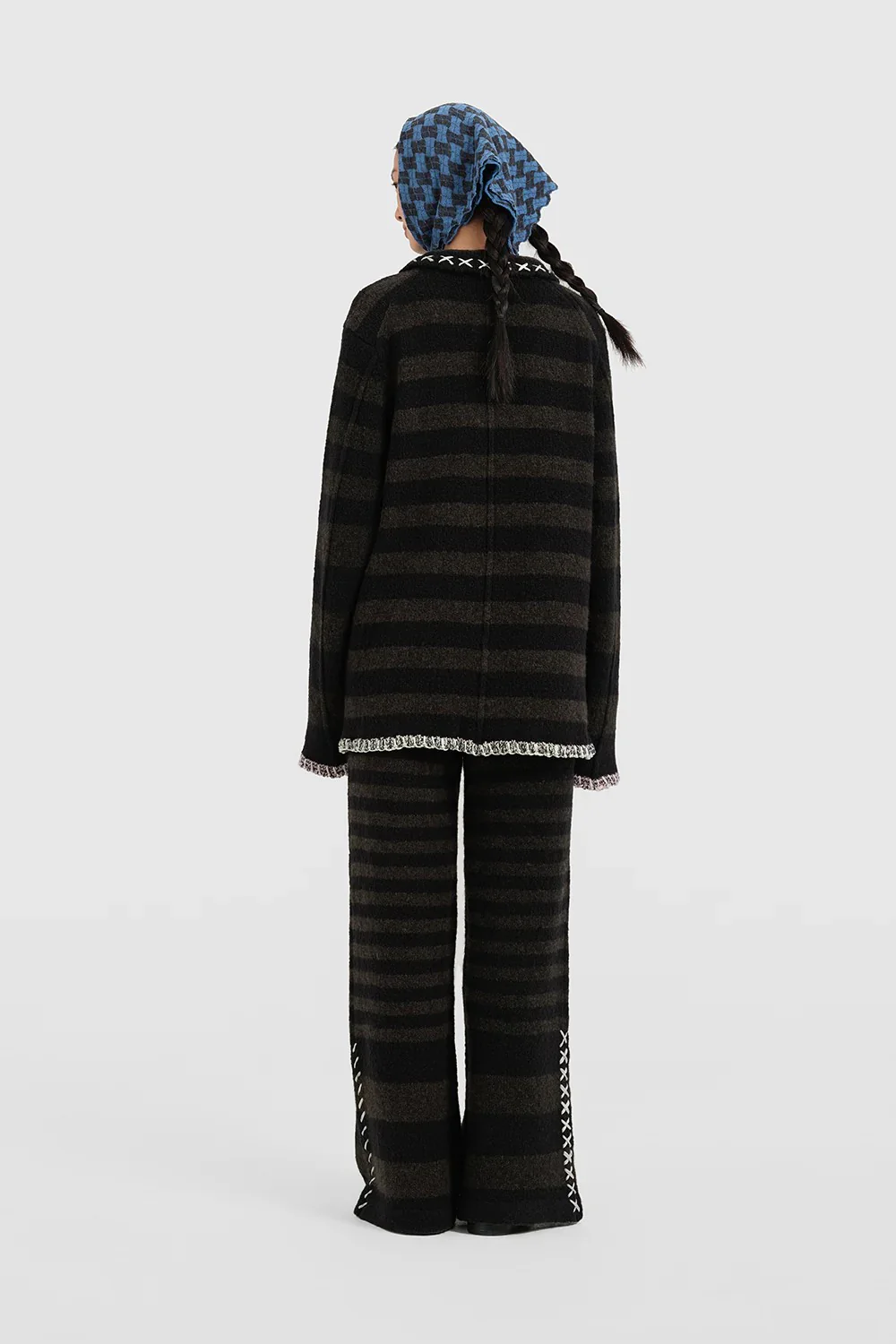 YANYAN KNITS Fall/Winter 2025 Collection: Work Jacket/Casual Pants YYK-YYW25-1551-ZONG (Pants)(YYW25-1531) - Image 12