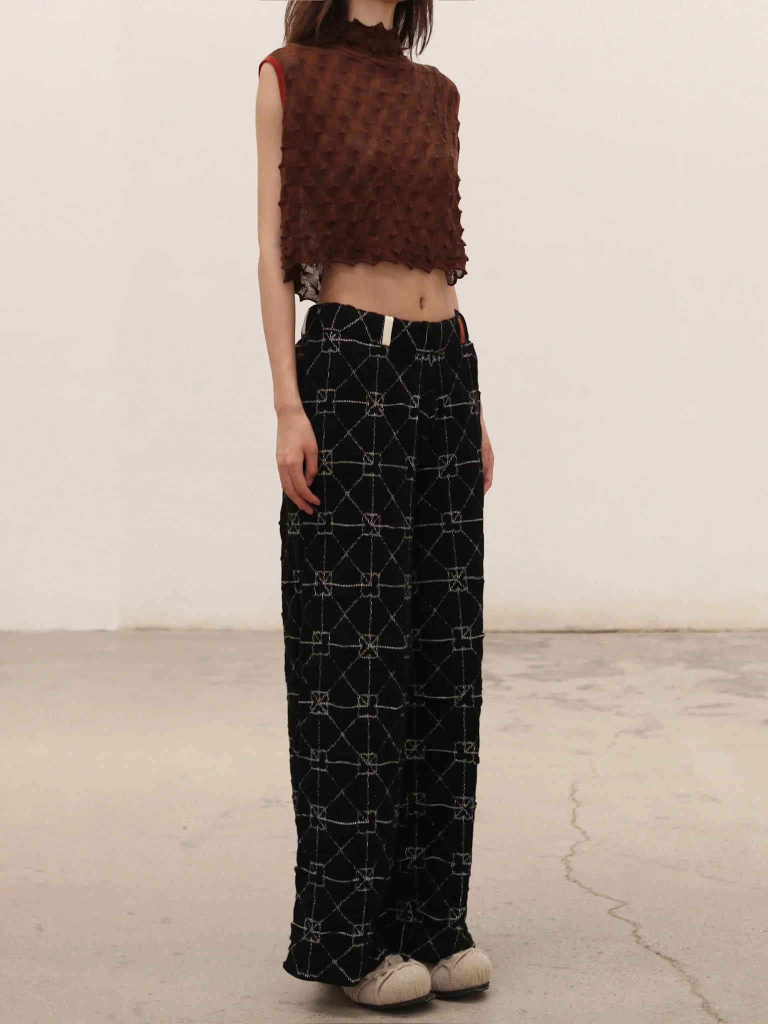 YANYAN KNITS JUNE Maxi Skirt/Work Jacket/Pants YYK-YYW23-1871-HEI Pants (YYW21-1165) - Image 6