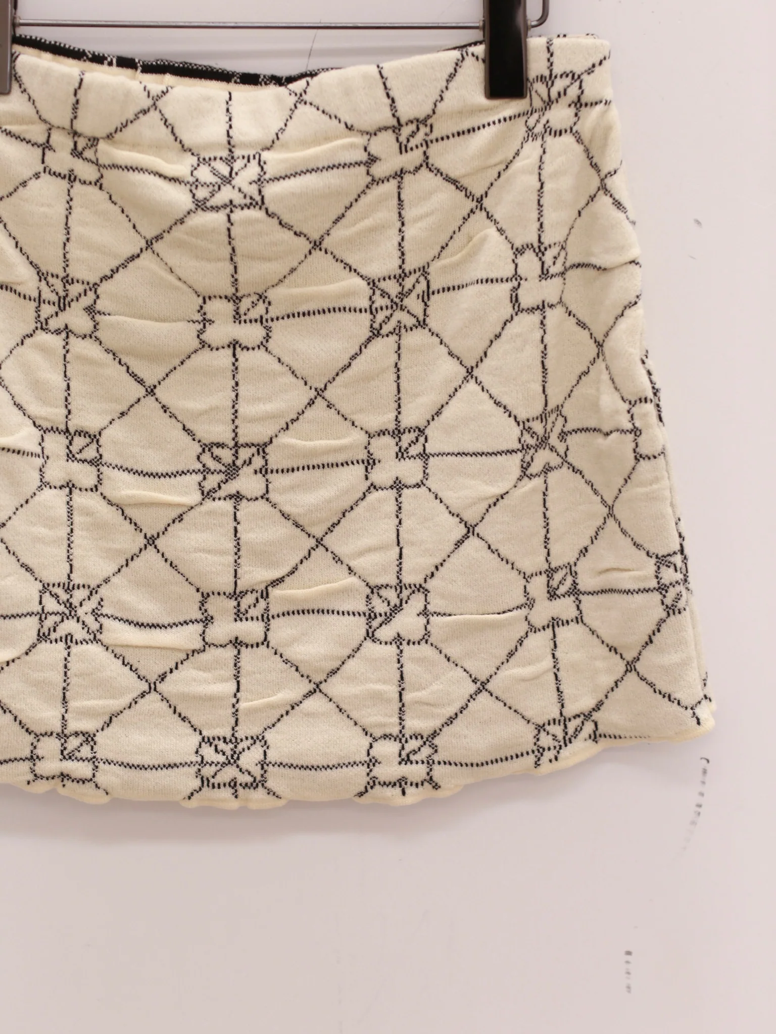 YANYAN KNITS JUNE Mini Wrap Skirt/Shrunk Work Jacket YYK-YYW24-2261-IVORY Skirt (YYW24-1622) - Image 3