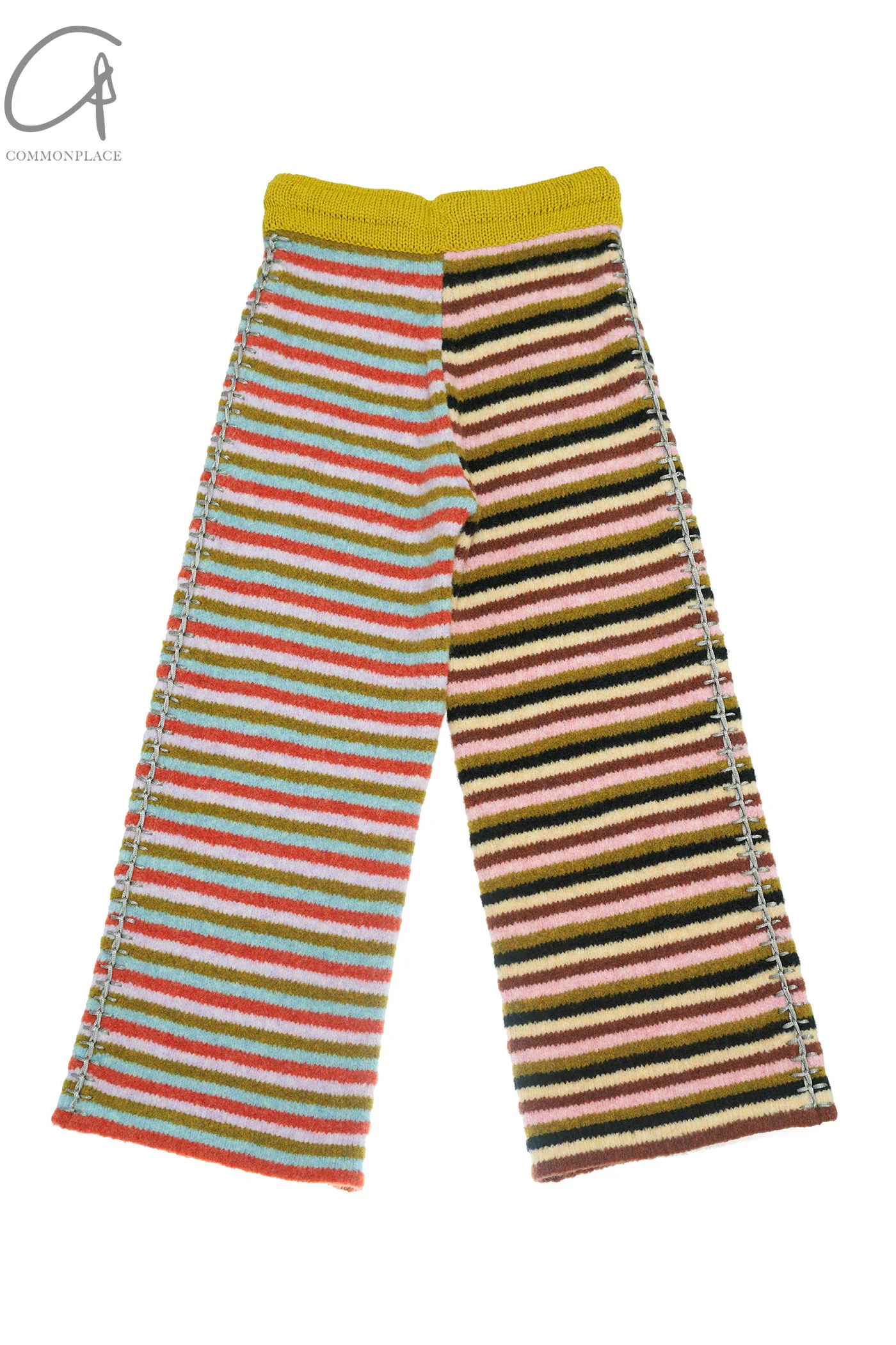 YANYAN KNITS soft color block striped casual pants YYK-YYW23-1541-TW striped - Image 5