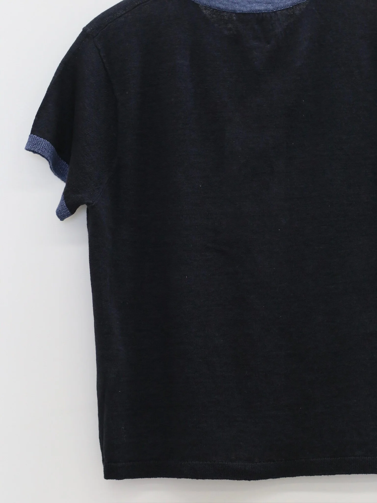 YANYAN KNITS Spring/Summer 2026 Campus Doll T-shirt YYK-YYW26-0641-HEI Black - Image 3