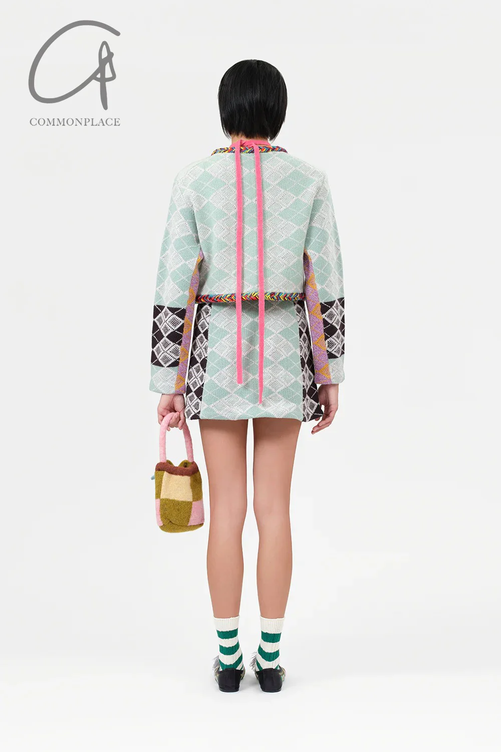 YANYAN KNITS Woven Jacket/Skirt YYK-YYW24-1881-LV Top - Image 10
