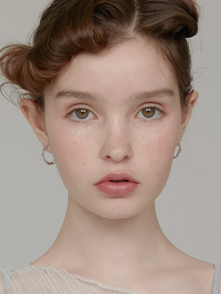 YVMIN 13124 Half circle pearl candy paper earrings (pair) - Image 5