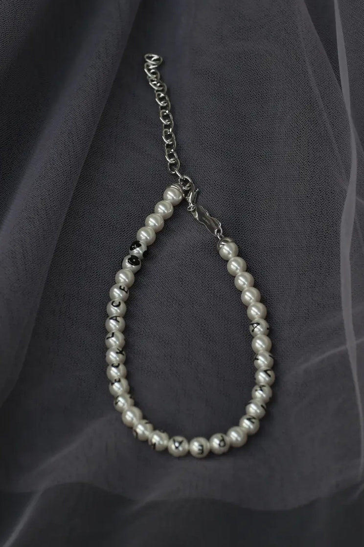 YVMIN SHAMPOO word combination pearl necklace 20511WHTOONN