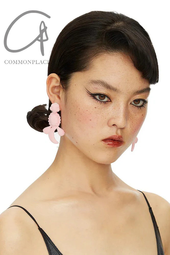 YVMIN&SST Flocking Star Moon Pearl Earrings 21334 - Image 7